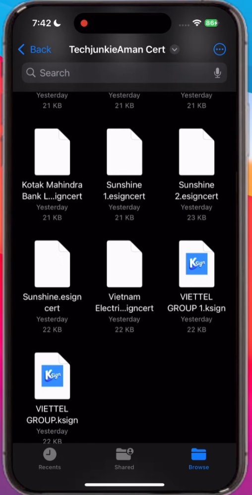 KSign iOS
