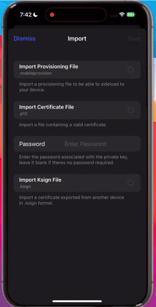 KSign iOS