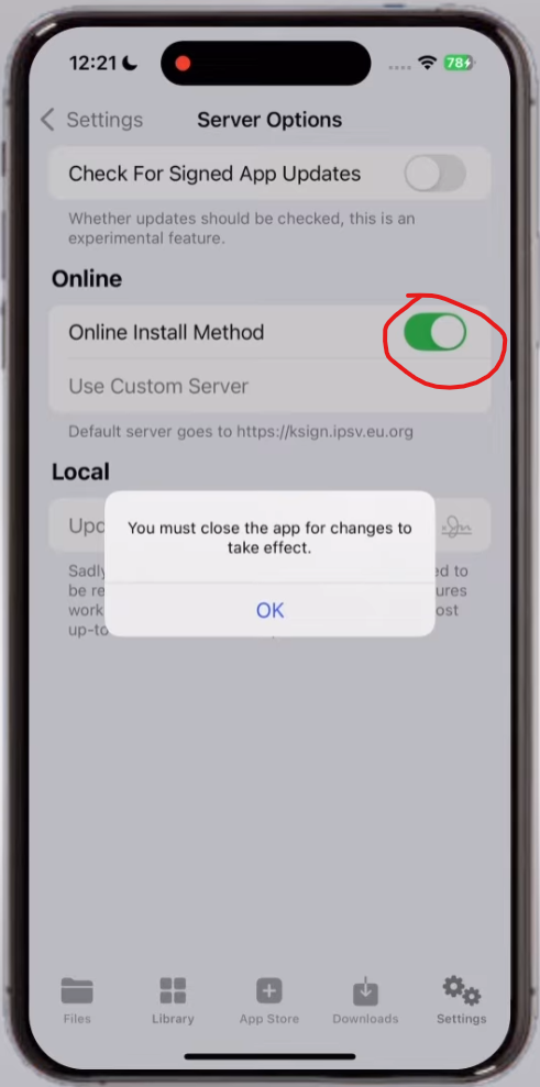 KSign iOS Ready to Install Error