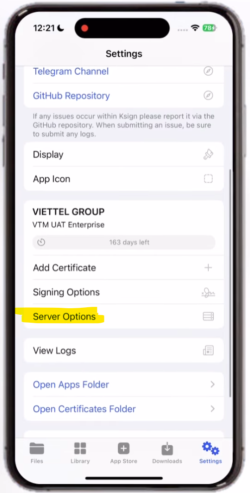 KSign iOS Ready to Install Error