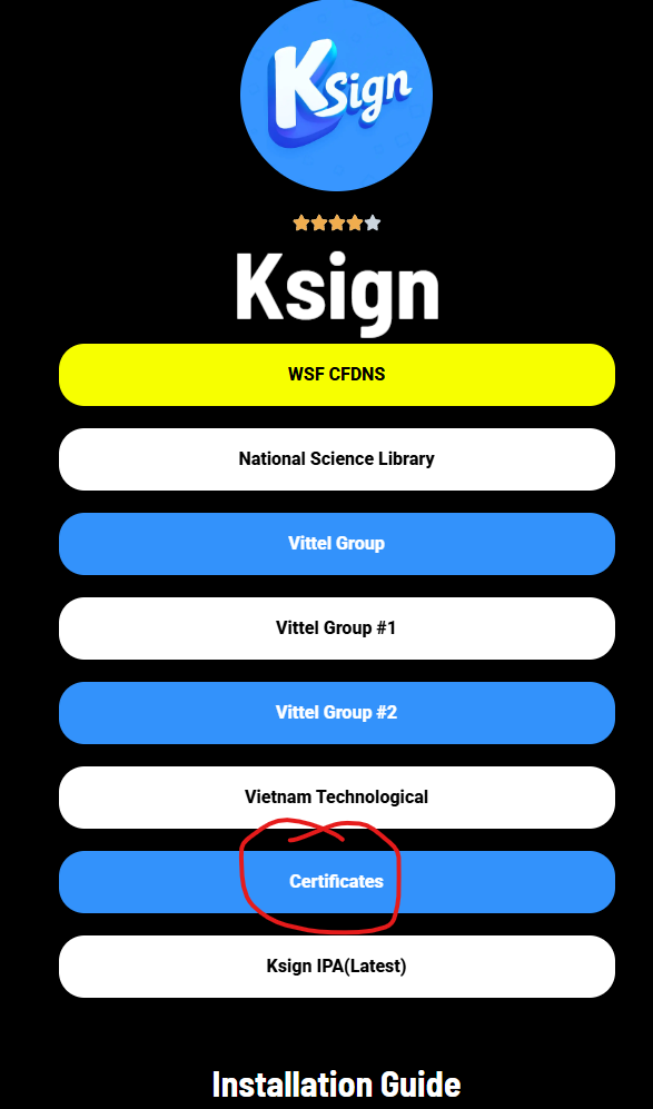 KSign iOS Unable to Install